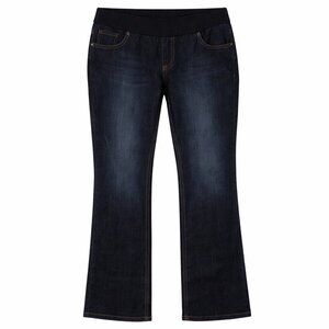 NWT HOUSE OF FREEDOM Dark Wash Pull-On Blue Jeans Size L